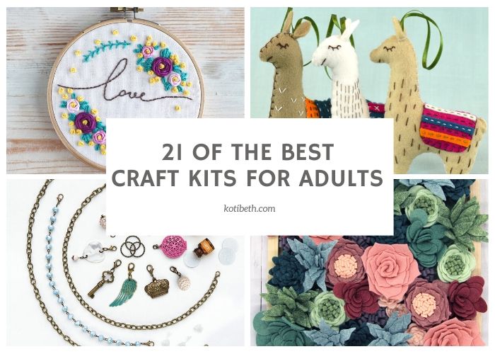 21 of the Best Craft Kits for Adults - Koti Beth